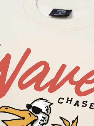 Áo Thun Relaxed Fit Ocean Duck Waves