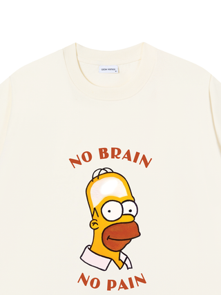 Áo Thun Relaxed Fit NO BRAIN NO PAIN