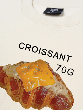 Áo Thun Relaxed Fit Sweet Pastry Croisant