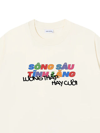 Áo Thun Relaxed Fit Sông Sâu Tĩnh Lặng