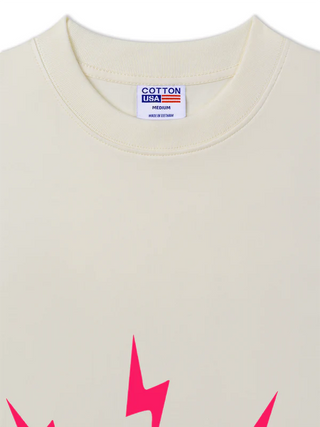 Áo Thun Relaxed Fit Black Pink Cute APT