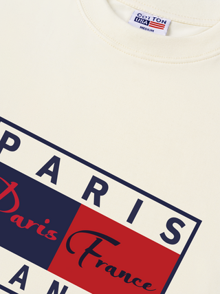 Áo Thun Relaxed Fit Bassic Paris France