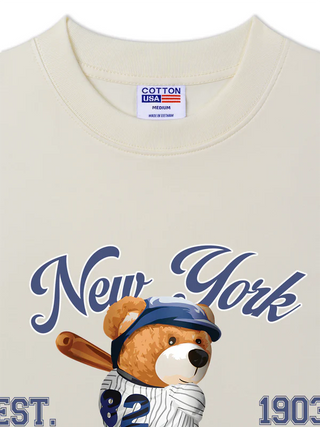 Áo Thun Relaxed Fit New York Baseball