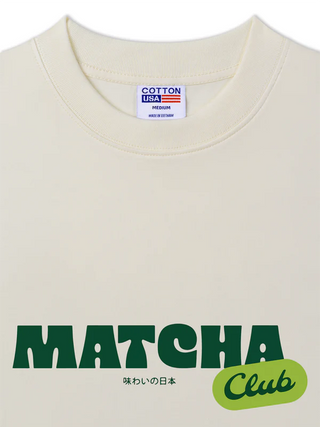 Áo Thun Relaxed Fit Daily Cup Matcha Club