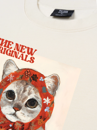 Áo Thun Relaxed Fit Muse Cat