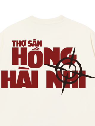 Áo Thun Relaxed Fit Thợ Săn Hồng Hài Nhi