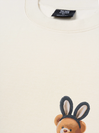 Áo Thun Relaxed Fit Rabbit Bear Doll