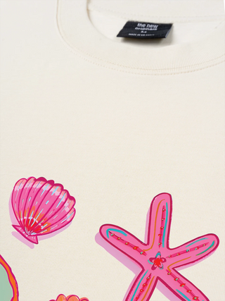 Áo Thun Relaxed Fit Summer Vibes Sea Life