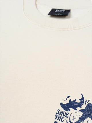 Áo Thun Relaxed Fit  Ocean Save The Shark