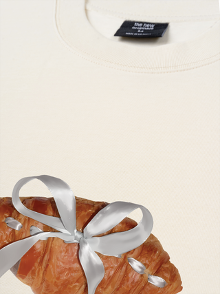 Áo Thun Relaxed Fit Sweet Pastry Silver Bow