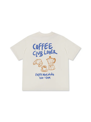 Áo Thun Relaxed Fit Daily Cup Coffee Club Lover