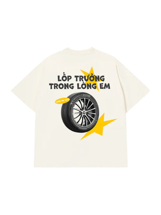 Áo Thun Relaxed Fit Lốp Trưởng