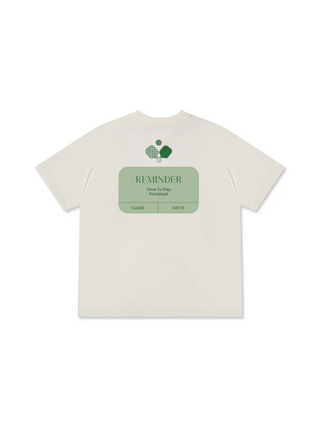 Áo Thun Relaxed Fit  Reminder Time To Play Pickleball