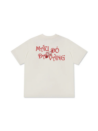 Áo Thun Relaxed Fit Việt Nam Người Việt - Máu Đỏ Da Vàng