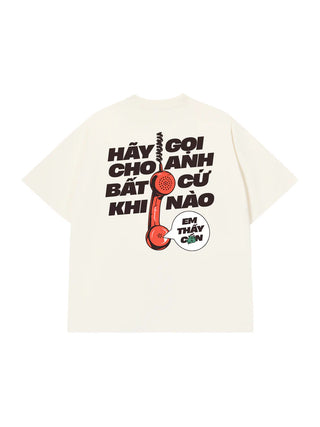 Áo Thun Relaxed Fit Gọi Cho Anh