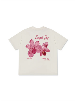 Áo Thun Relaxed Fit Floral Simple Day