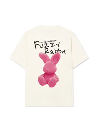 Áo Thun Relaxed Fit Doodle Fuzzy Rabbit