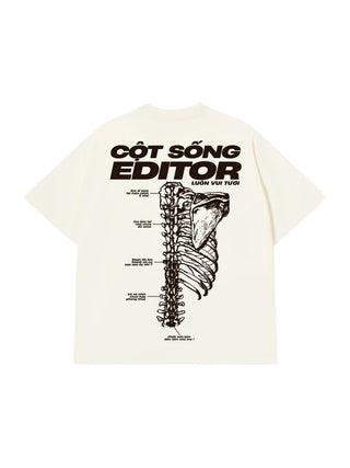 Áo Thun Relaxed Fit Cột Sống Editor