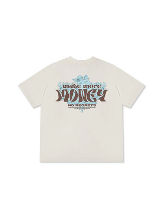 Áo Thun Relaxed Fit Money Make More No Regrets