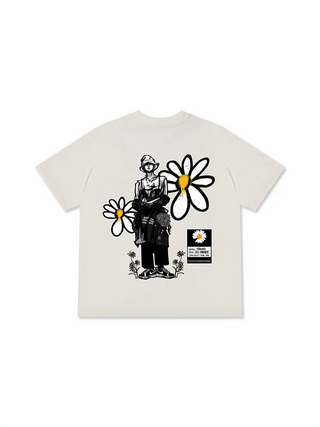 Áo Thun Relaxed Fit Floral X GD Art Daisy