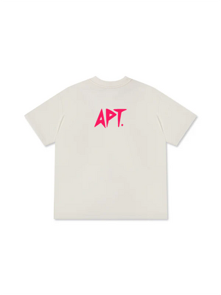 Áo Thun Relaxed Fit Black Pink Cute APT