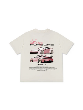 Áo Thun Relaxed Fit Porsche Berry Porsche