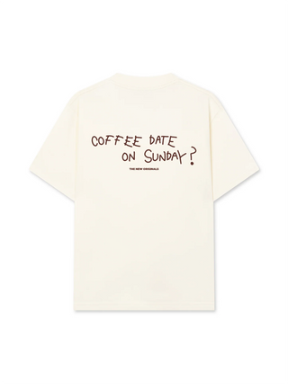 Áo Thun Relaxed Fit Coffee Date On Sunday