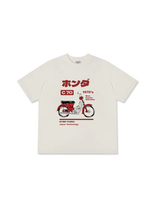 Áo Thun Relaxed Fit Motorbike C 70 1970's