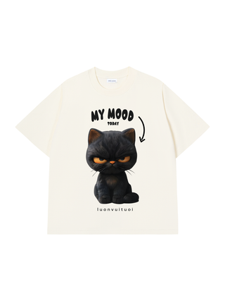 Áo Thun Relaxed Fit My Mood Today