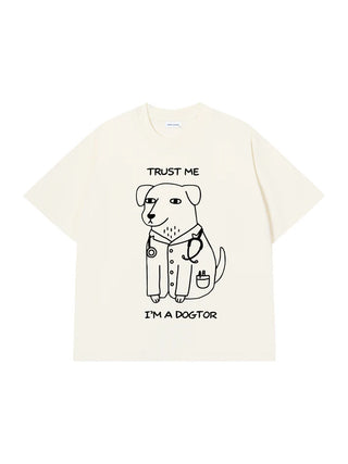 Áo Thun Relaxed Fit Trust Me I_m A Dogtor