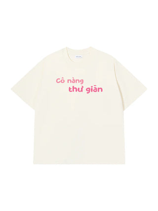 Áo Thun Relaxed Fit Cô Nàng Thư Giãn