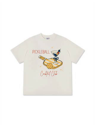 Áo Thun Relaxed Fit  Pickleball Cocktail Club