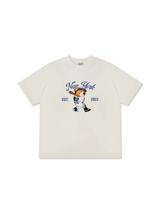 Áo Thun Relaxed Fit New York Baseball