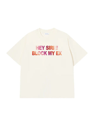 Áo Thun Relaxed Fit Hey Siri