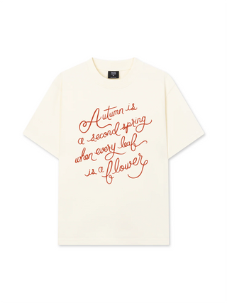 Áo Thun Relaxed Fit Autumn is a Second Spring