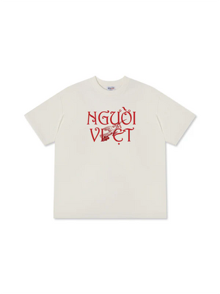 Áo Thun Relaxed Fit Việt Nam Người Việt - Máu Đỏ Da Vàng