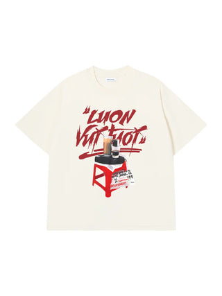 Áo Thun Relaxed Fit Luon VuiTuoi Cafe