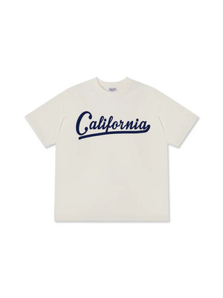 Áo Thun Relaxed Fit USA Califorinia Blue