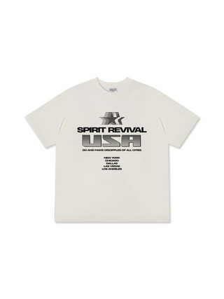 Áo Thun Relaxed Fit USA Spirit Revival