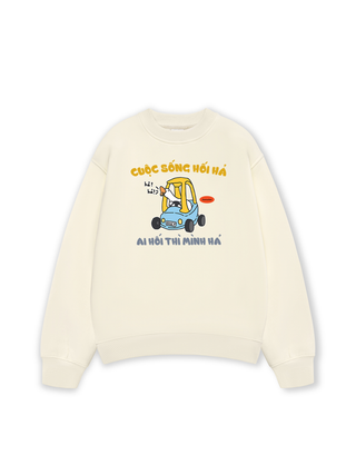 Meme Chú Vịt Cuộc Sống Hối Hả Sweater