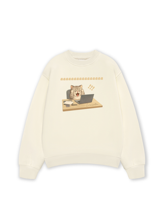 Con Mèo Điên Đầu Sweater