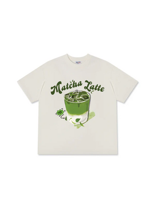 Áo Thun Relaxed Fit Tropical Matcha