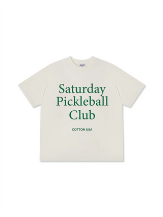 Áo Thun Relaxed Fit Saturday Pickleball Club