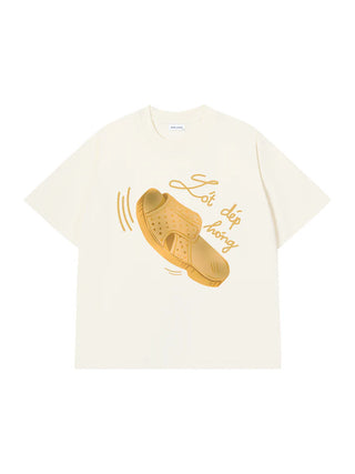 Áo Thun Relaxed Fit Lót Dép Hóng