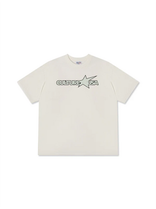 Áo Thun Relaxed Fit USA Culture Star