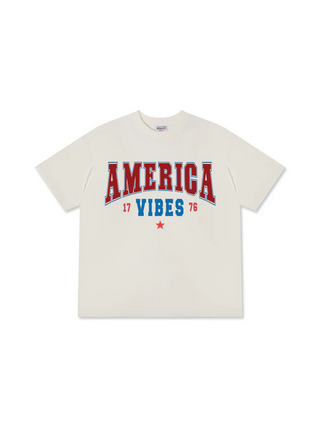 Áo Thun Relaxed Fit USA America Vibes