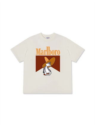Áo Thun Relaxed Fit Marlboro Bug Bunny Cowboy