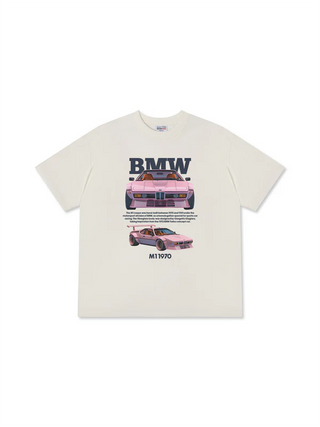 Áo Thun Relaxed Fit BMW M1 Pink