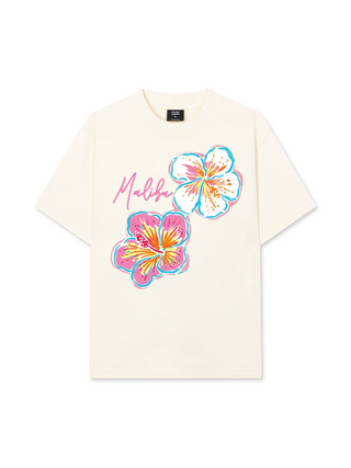 Áo Thun Relaxed Fit Summer Vibes Malibu Floral