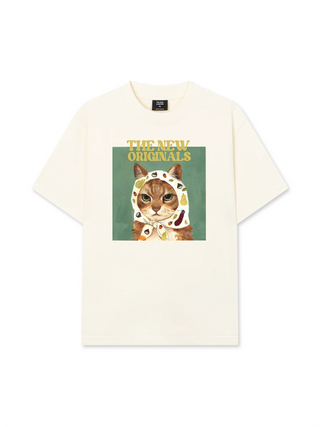 Áo Thun Relaxed Fit Lady Cat